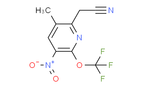 3-Methyl-5-nitro-6-(trifluoromethoxy)pyridine-2-acetonitrile