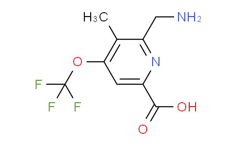 2-(Aminomethyl)-3-methyl-4-(trifluoromethoxy)pyridine-6-carboxylic acid
