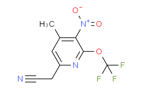 4-Methyl-3-nitro-2-(trifluoromethoxy)pyridine-6-acetonitrile