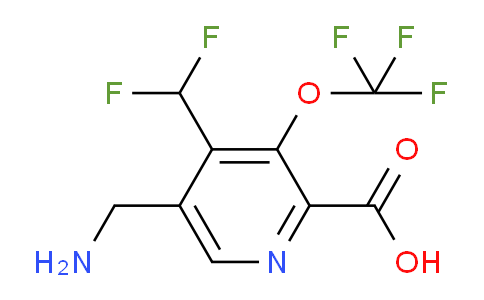 AM146537 | 1805156-76-6 | 5-(Aminomethyl)-4-(difluoromethyl)-3-(trifluoromethoxy)pyridine-2-carboxylic acid
