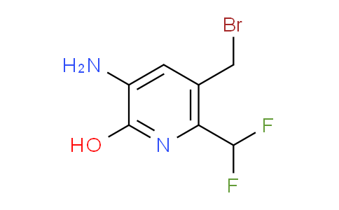 3-Amino-5-(bromomethyl)-6-(difluoromethyl)-2-hydroxypyridine