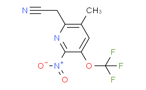 AM146540 | 1804482-29-8 | 5-Methyl-2-nitro-3-(trifluoromethoxy)pyridine-6-acetonitrile