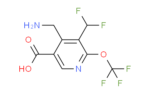 AM146543 | 1806067-80-0 | 4-(Aminomethyl)-3-(difluoromethyl)-2-(trifluoromethoxy)pyridine-5-carboxylic acid