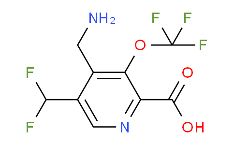AM146546 | 1804713-32-3 | 4-(Aminomethyl)-5-(difluoromethyl)-3-(trifluoromethoxy)pyridine-2-carboxylic acid