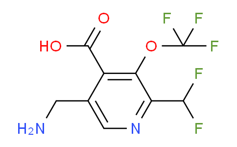 AM146548 | 1805027-77-3 | 5-(Aminomethyl)-2-(difluoromethyl)-3-(trifluoromethoxy)pyridine-4-carboxylic acid