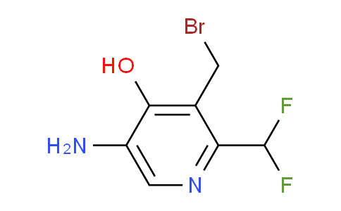 5-Amino-3-(bromomethyl)-2-(difluoromethyl)-4-hydroxypyridine
