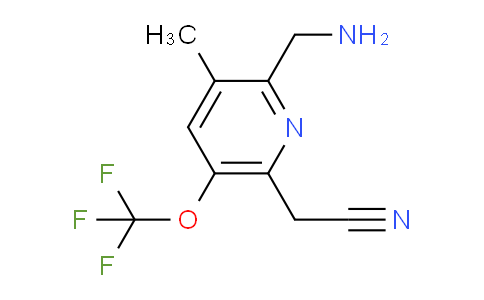 AM146569 | 1806163-28-9 | 2-(Aminomethyl)-3-methyl-5-(trifluoromethoxy)pyridine-6-acetonitrile