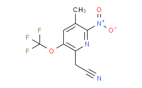 AM146592 | 1806026-20-9 | 3-Methyl-2-nitro-5-(trifluoromethoxy)pyridine-6-acetonitrile