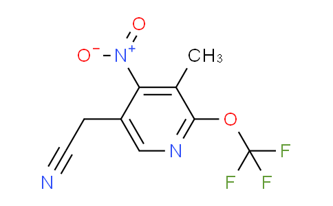 AM146595 | 1806161-47-6 | 3-Methyl-4-nitro-2-(trifluoromethoxy)pyridine-5-acetonitrile