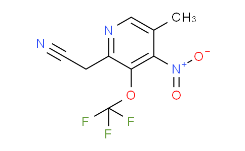 5-Methyl-4-nitro-3-(trifluoromethoxy)pyridine-2-acetonitrile