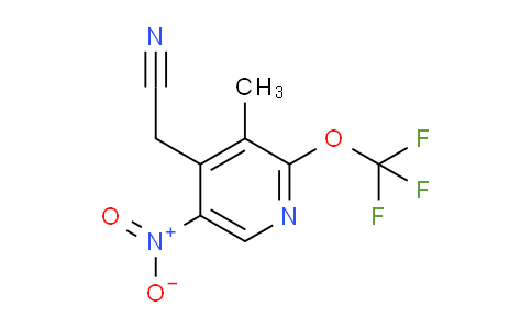 3-Methyl-5-nitro-2-(trifluoromethoxy)pyridine-4-acetonitrile