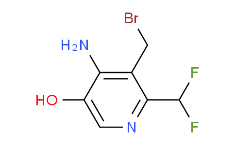 4-Amino-3-(bromomethyl)-2-(difluoromethyl)-5-hydroxypyridine