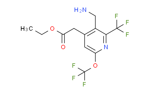 AM146628 | 1804853-96-0 | Ethyl 3-(aminomethyl)-6-(trifluoromethoxy)-2-(trifluoromethyl)pyridine-4-acetate