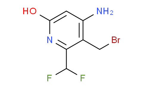 4-Amino-3-(bromomethyl)-2-(difluoromethyl)-6-hydroxypyridine
