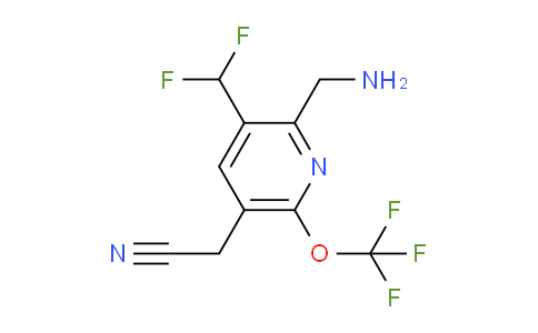 AM146634 | 1804939-25-0 | 2-(Aminomethyl)-3-(difluoromethyl)-6-(trifluoromethoxy)pyridine-5-acetonitrile