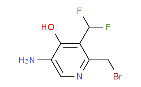 5-Amino-2-(bromomethyl)-3-(difluoromethyl)-4-hydroxypyridine