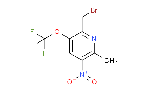 2-(Bromomethyl)-6-methyl-5-nitro-3-(trifluoromethoxy)pyridine