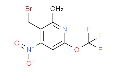 3-(Bromomethyl)-2-methyl-4-nitro-6-(trifluoromethoxy)pyridine