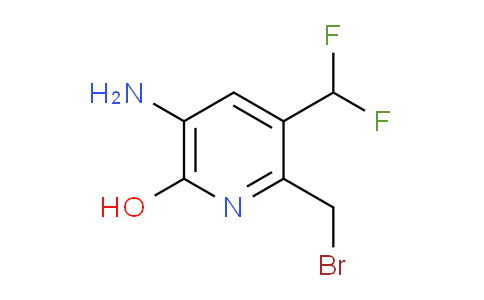 5-Amino-2-(bromomethyl)-3-(difluoromethyl)-6-hydroxypyridine