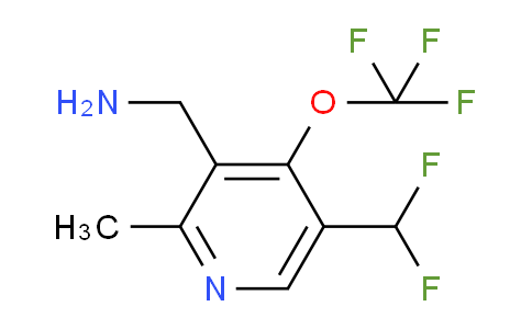3-(Aminomethyl)-5-(difluoromethyl)-2-methyl-4-(trifluoromethoxy)pyridine