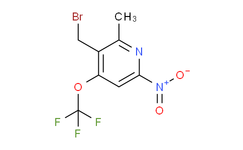 3-(Bromomethyl)-2-methyl-6-nitro-4-(trifluoromethoxy)pyridine