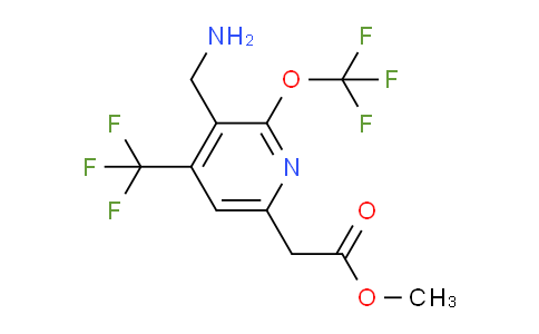 AM146697 | 1806165-78-5 | Methyl 3-(aminomethyl)-2-(trifluoromethoxy)-4-(trifluoromethyl)pyridine-6-acetate