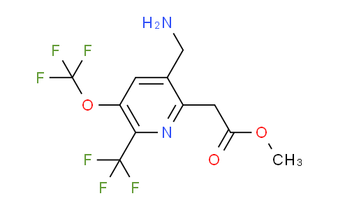 AM146704 | 1806759-85-2 | Methyl 3-(aminomethyl)-5-(trifluoromethoxy)-6-(trifluoromethyl)pyridine-2-acetate