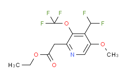AM146709 | 1805011-50-0 | Ethyl 4-(difluoromethyl)-5-methoxy-3-(trifluoromethoxy)pyridine-2-acetate