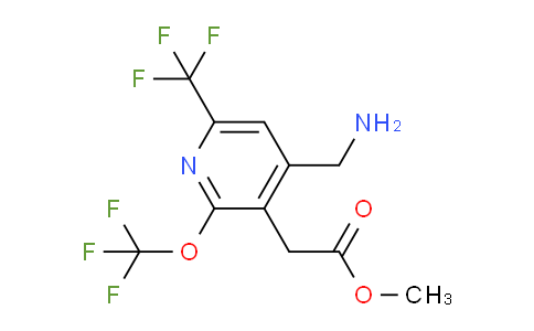 AM146711 | 1806168-90-0 | Methyl 4-(aminomethyl)-2-(trifluoromethoxy)-6-(trifluoromethyl)pyridine-3-acetate