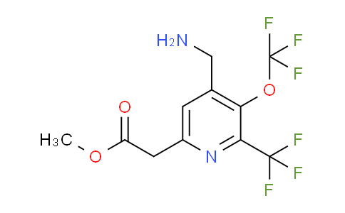 AM146714 | 1804939-14-7 | Methyl 4-(aminomethyl)-3-(trifluoromethoxy)-2-(trifluoromethyl)pyridine-6-acetate
