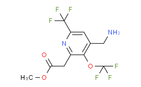 AM146716 | 1805032-70-5 | Methyl 4-(aminomethyl)-3-(trifluoromethoxy)-6-(trifluoromethyl)pyridine-2-acetate