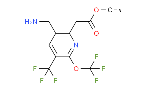 AM146718 | 1804939-16-9 | Methyl 5-(aminomethyl)-2-(trifluoromethoxy)-3-(trifluoromethyl)pyridine-6-acetate