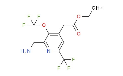 AM146723 | 1804853-69-7 | Ethyl 2-(aminomethyl)-3-(trifluoromethoxy)-6-(trifluoromethyl)pyridine-4-acetate
