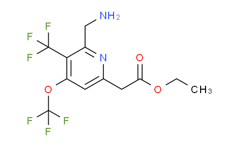 AM146729 | 1804939-18-1 | Ethyl 2-(aminomethyl)-4-(trifluoromethoxy)-3-(trifluoromethyl)pyridine-6-acetate