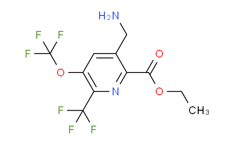 AM146731 | 1803993-32-9 | Ethyl 3-(aminomethyl)-5-(trifluoromethoxy)-6-(trifluoromethyl)pyridine-2-carboxylate
