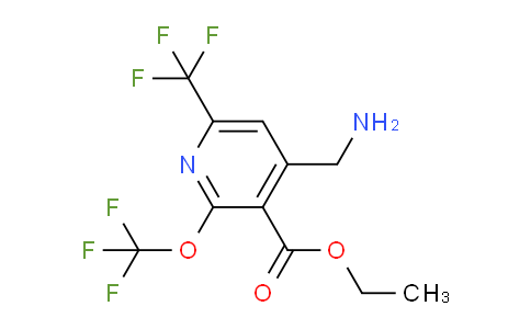 AM146737 | 1805094-53-4 | Ethyl 4-(aminomethyl)-2-(trifluoromethoxy)-6-(trifluoromethyl)pyridine-3-carboxylate
