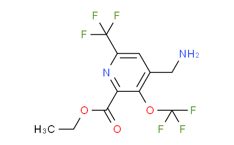 AM146739 | 1804442-14-5 | Ethyl 4-(aminomethyl)-3-(trifluoromethoxy)-6-(trifluoromethyl)pyridine-2-carboxylate