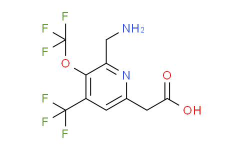 AM146748 | 1804666-79-2 | 2-(Aminomethyl)-3-(trifluoromethoxy)-4-(trifluoromethyl)pyridine-6-acetic acid