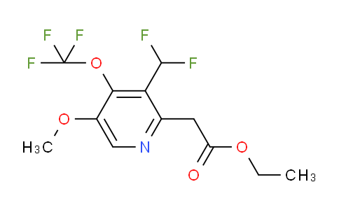 AM146749 | 1806168-46-6 | Ethyl 3-(difluoromethyl)-5-methoxy-4-(trifluoromethoxy)pyridine-2-acetate