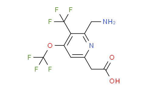 AM146753 | 1806759-49-8 | 2-(Aminomethyl)-4-(trifluoromethoxy)-3-(trifluoromethyl)pyridine-6-acetic acid