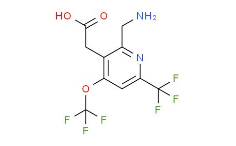 2-(Aminomethyl)-4-(trifluoromethoxy)-6-(trifluoromethyl)pyridine-3-acetic acid
