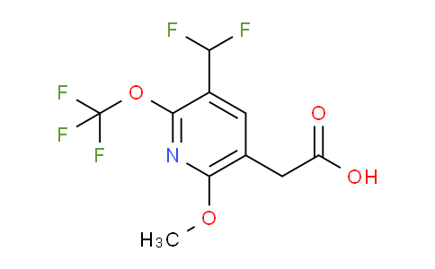 3-(Difluoromethyl)-6-methoxy-2-(trifluoromethoxy)pyridine-5-acetic acid