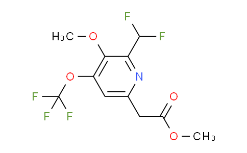 AM146764 | 1806022-87-6 | Methyl 2-(difluoromethyl)-3-methoxy-4-(trifluoromethoxy)pyridine-6-acetate