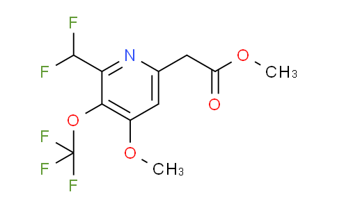 AM146766 | 1806256-67-6 | Methyl 2-(difluoromethyl)-4-methoxy-3-(trifluoromethoxy)pyridine-6-acetate