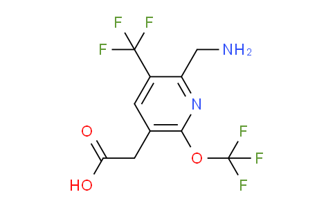 AM146770 | 1806165-72-9 | 2-(Aminomethyl)-6-(trifluoromethoxy)-3-(trifluoromethyl)pyridine-5-acetic acid