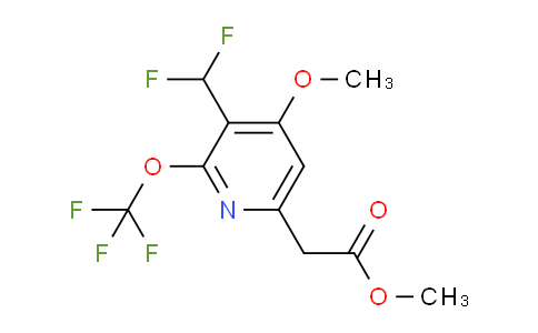 AM146779 | 1806256-96-1 | Methyl 3-(difluoromethyl)-4-methoxy-2-(trifluoromethoxy)pyridine-6-acetate