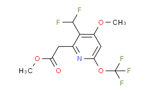 AM146781 | 1805010-47-2 | Methyl 3-(difluoromethyl)-4-methoxy-6-(trifluoromethoxy)pyridine-2-acetate