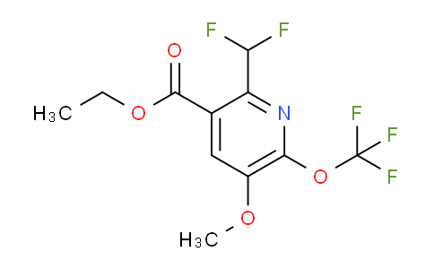 AM146811 | 1806020-57-4 | Ethyl 2-(difluoromethyl)-5-methoxy-6-(trifluoromethoxy)pyridine-3-carboxylate