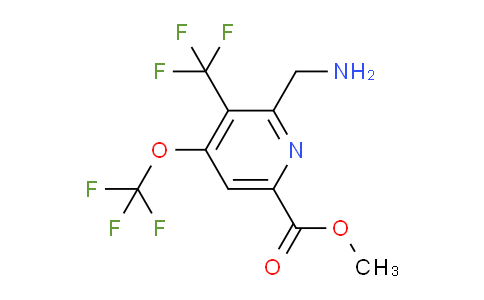 AM146820 | 1805161-47-0 | Methyl 2-(aminomethyl)-4-(trifluoromethoxy)-3-(trifluoromethyl)pyridine-6-carboxylate