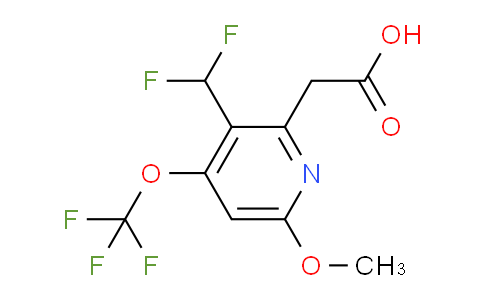 3-(Difluoromethyl)-6-methoxy-4-(trifluoromethoxy)pyridine-2-acetic acid